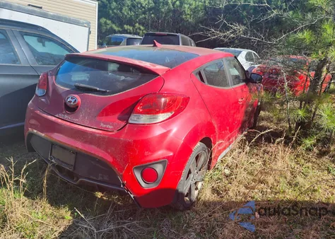 2015 Hyundai Veloster z USA, uszkodzony, nr VIN KMHTC6AE6FU240474